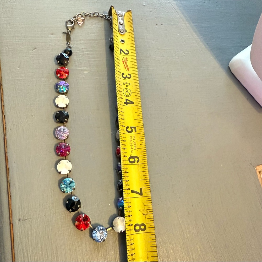 Sabika Crystal Winter 2016 Tennis Style Necklace - Picture 7 of 9